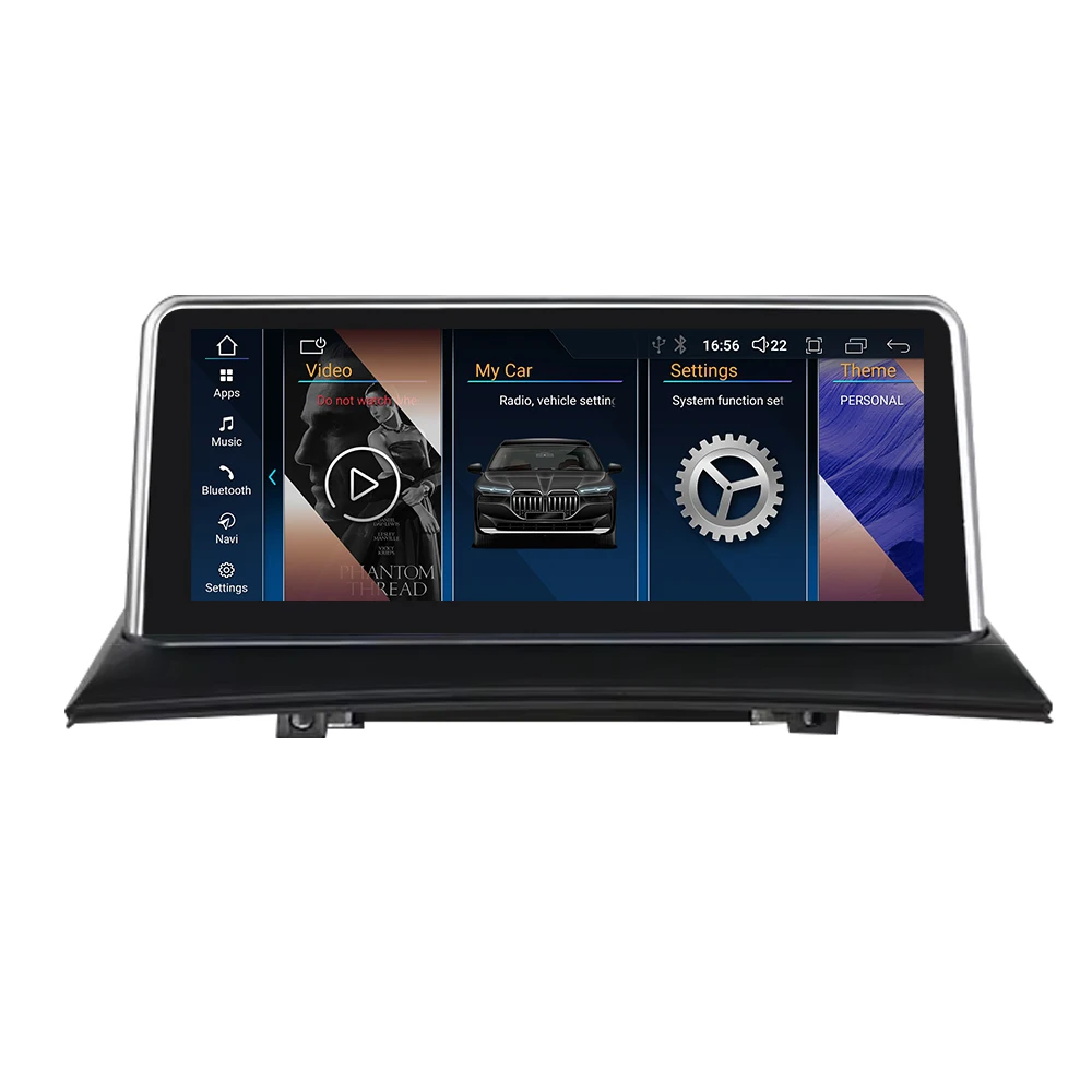 LELV 10.25inch Ips Display Car Android For Bmw X3 E83 2005-2008 No Original Screen Carplay Multimedia Player