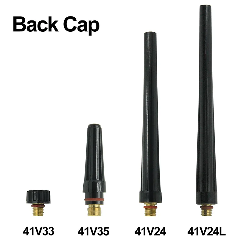 Wanshida Welding TIG torches Consumables TIG Back Cap Fit WP9/WP20 (41V33 41V35 41V24 41V24L 8pcs)