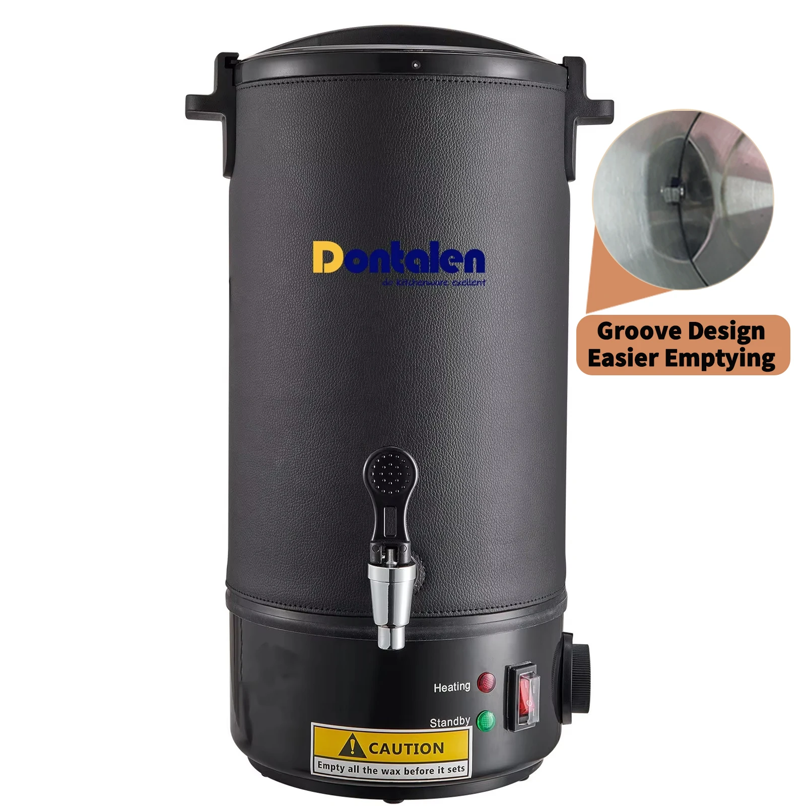 2023 новый стиль 10 л антипригарная черная свеча восковая плавильная оборудование для изготовления свечей