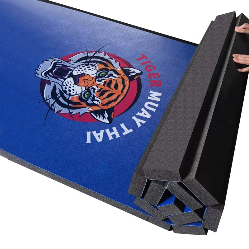 Factory Customized Martial Arts Roll Out Mats Wrestling Tatami Mat XPE Foam Sports Flooring for Bjj Jujitsu Judo