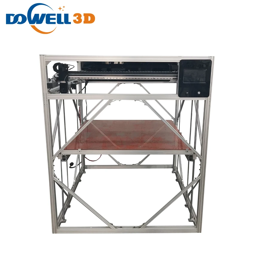 3D-принтер большого размера двойной экструдер два сопла двухцветная нить PLA/ABS/углеродное волокно