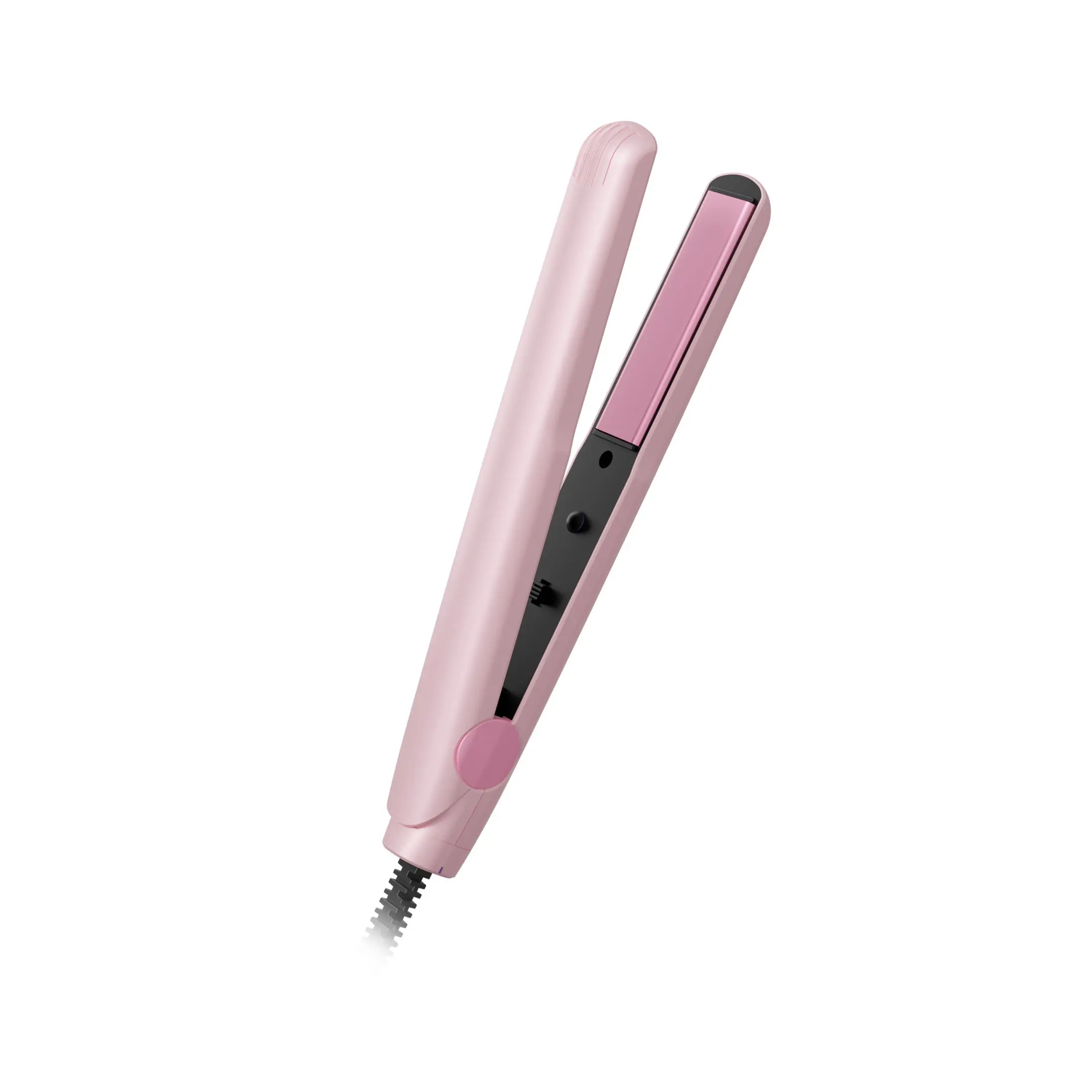 Customized Manufacturer PTC Heater 360 Degree Electric Mini Titanium Infrared Professional Flat Iron Portable Hair Straighteners