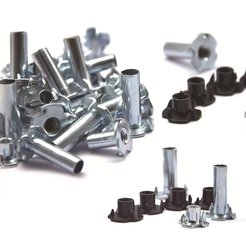 Furniture T Nuts Four Claw Prong Tee Nut din1624 4-Prong Tee Nuts