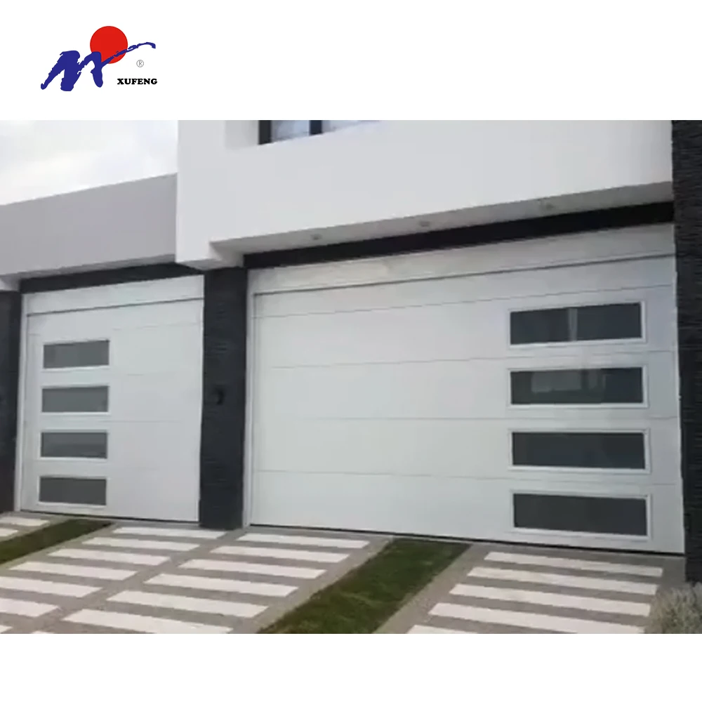 Iso9001 Ce Electric Sectional Modern Temporary Basic Garage Door