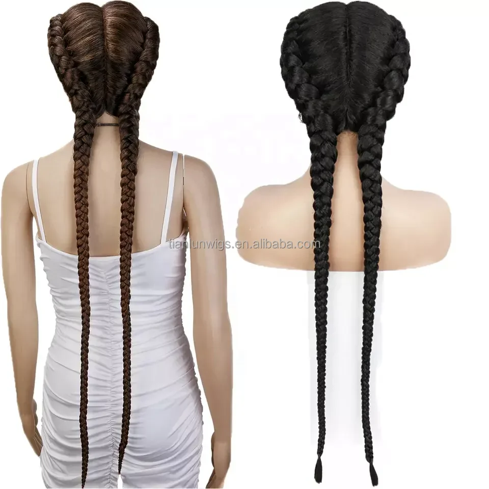 Hot selling ombre blonde prebraided cornrow wig,corn row braid wigs cheap,braided synthetic lace wig