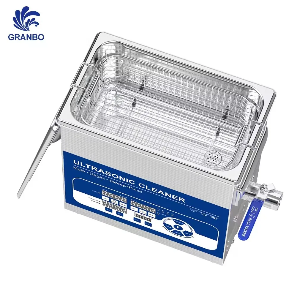 Ultra Sonic Bath 3.2L Dental Glasses Watch Ultrasonic Jewelry Cleaner with Sweep Pulse Degas Power Adjustable Cleaning Machine