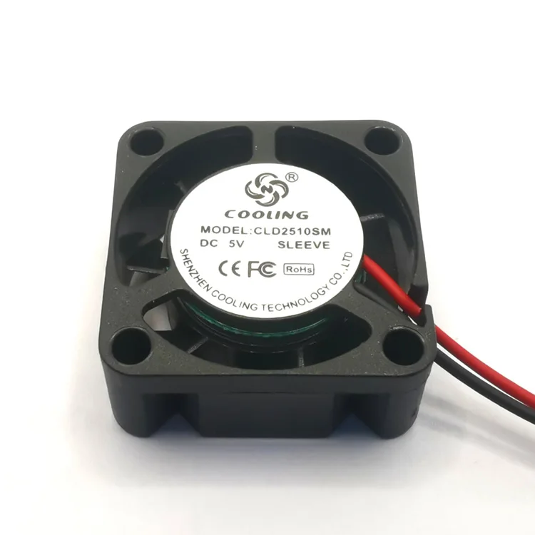 2510 Cooling Fan 25x25x10mm 25mm DC 5V Micro Axial Fan