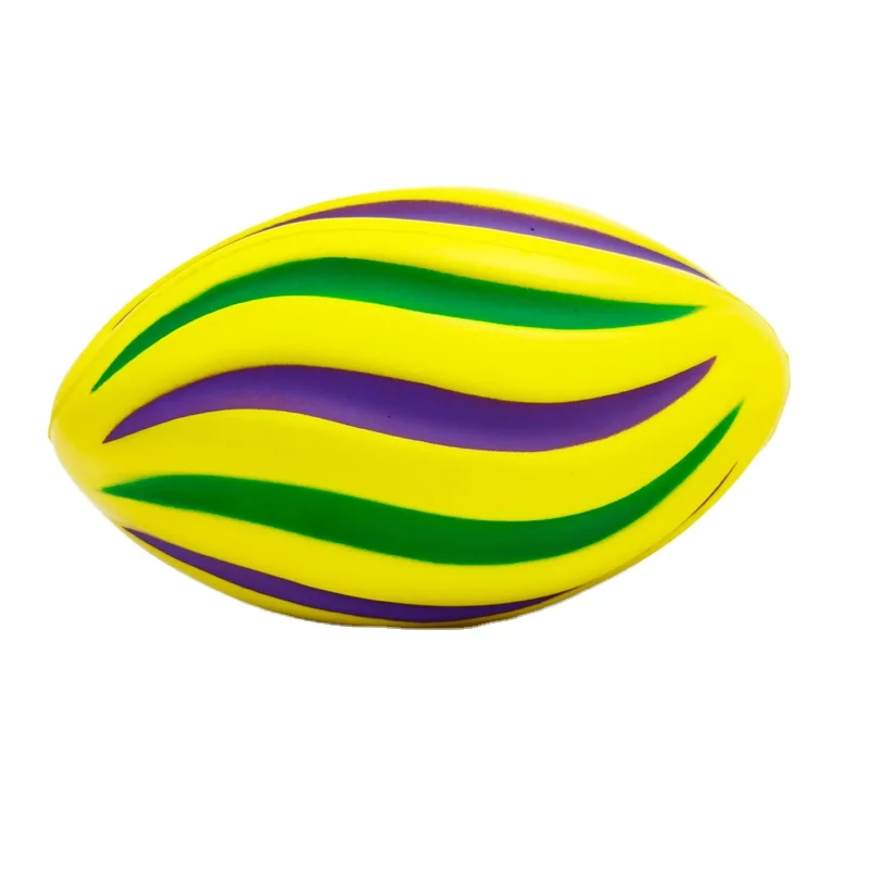pu foam balls decoration baby toys birthday gifts scented slow rising small PU squishy rugby ball football