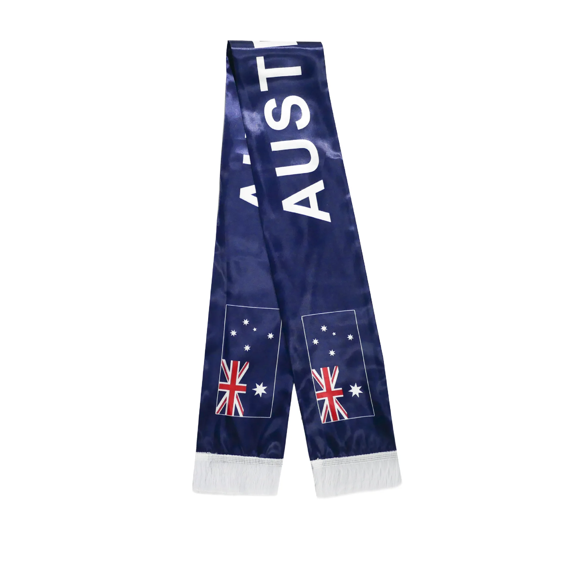 Wholesale Cheap Price Palestine France Flag Competition Football Fans Products Cheer Scarf Satin Silk Scarf For Sports Team Fan