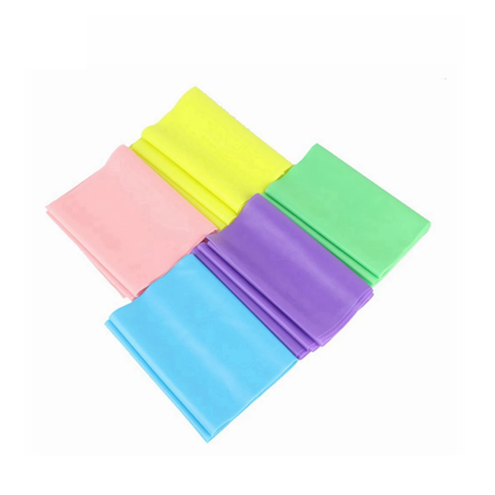 Timecreate Yoga Pilates Stretch Long Exercise Flat Resistance Bands Personalized Elastic Bands