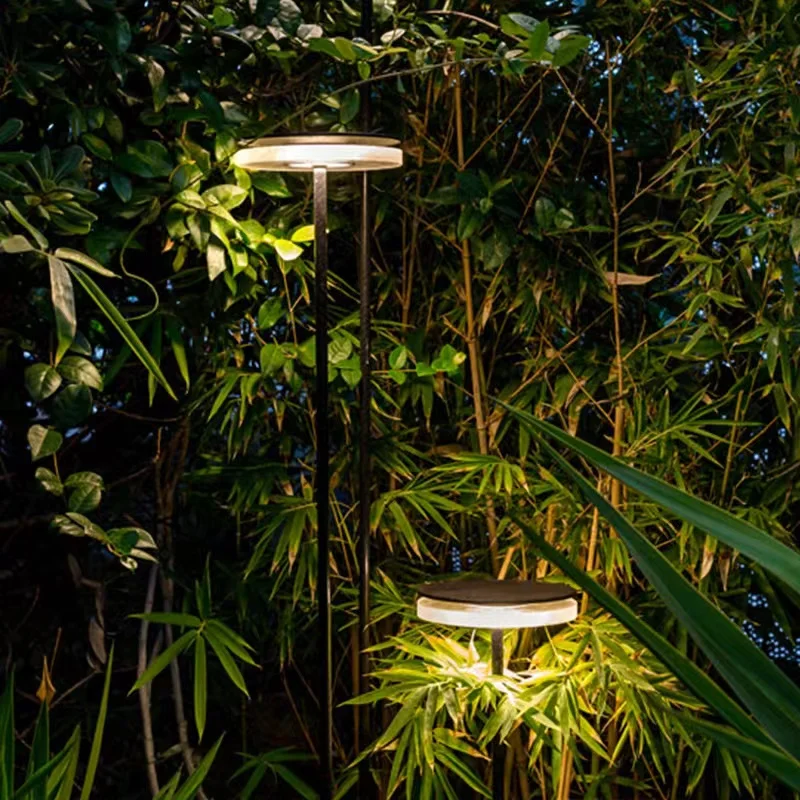 Lumind Outdoor garden lights waterproof high pole lamp garden lawn lights outdoor landscape park lighting plug-in luminaire