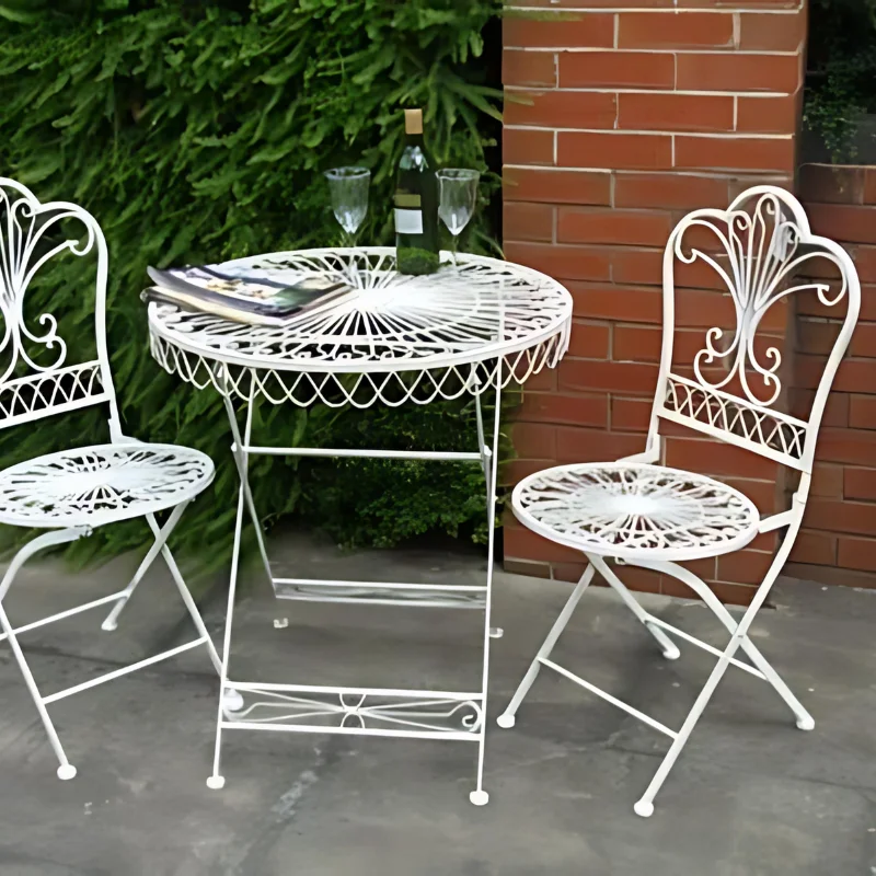 Wrought Iron Indoor Furniture Cast Iron Patio Table And Chair Outdoor Furniture Antique Garden Chair