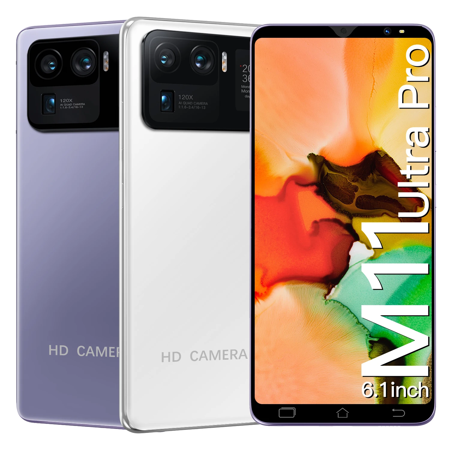 Factory promotion price latest mobile phone M11 Pro smartphone big battery 256gb mobile phones
