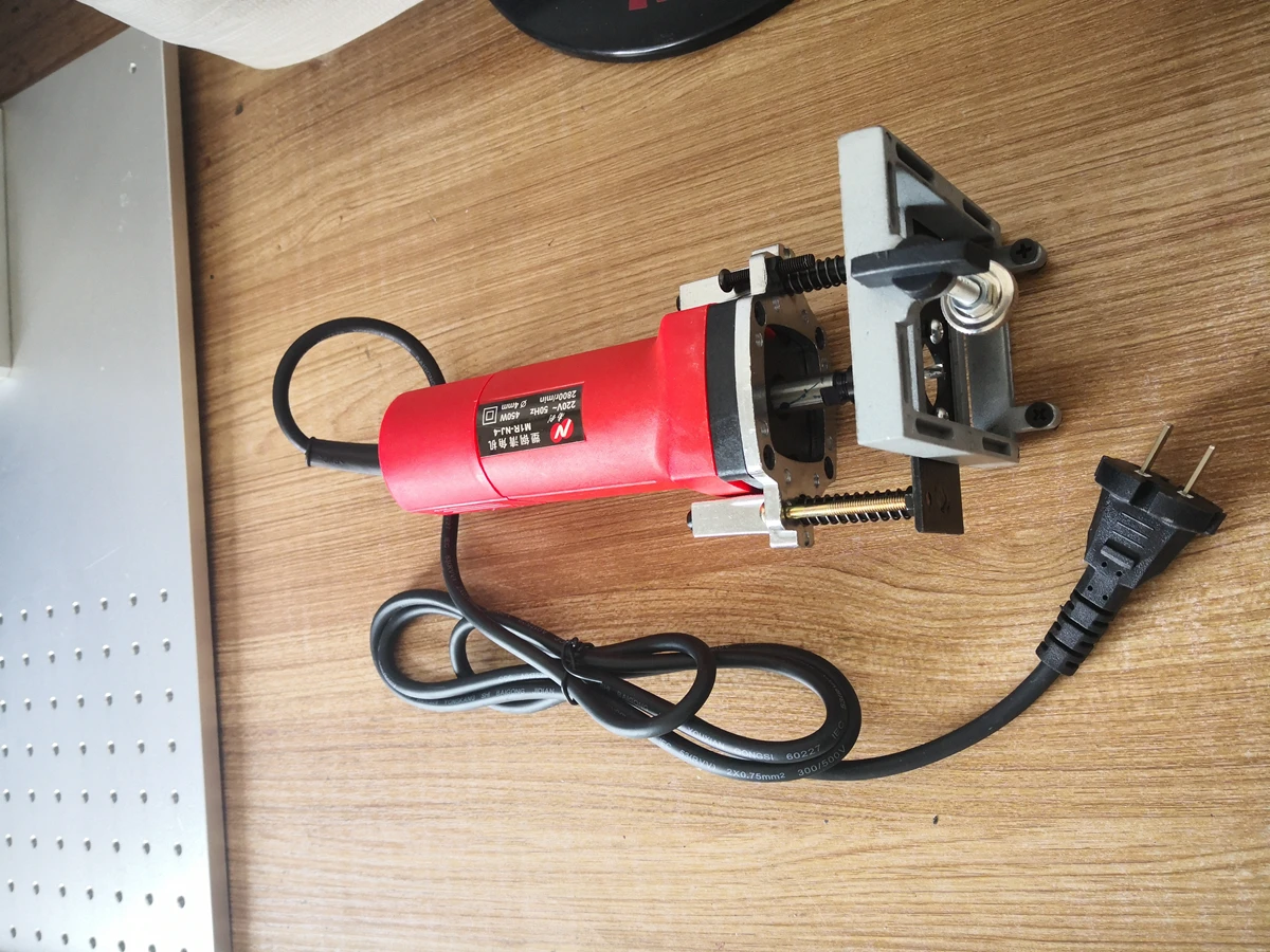 Portable electric pvc window water slot milling machine for plastic door