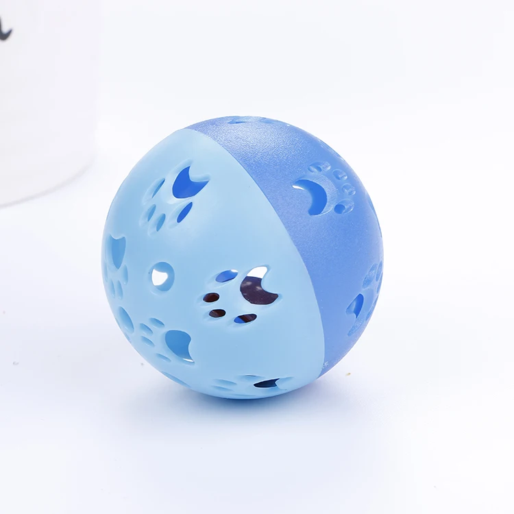 Different Colours Tinkle 5cm Bell Bal Plastic Lovely Cheap Cat and Dog Toy Ball