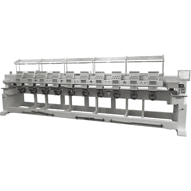 500 leather making field zsk 10 heads 9 Needles cap embroidery machine her name is tina for printing machine fabric