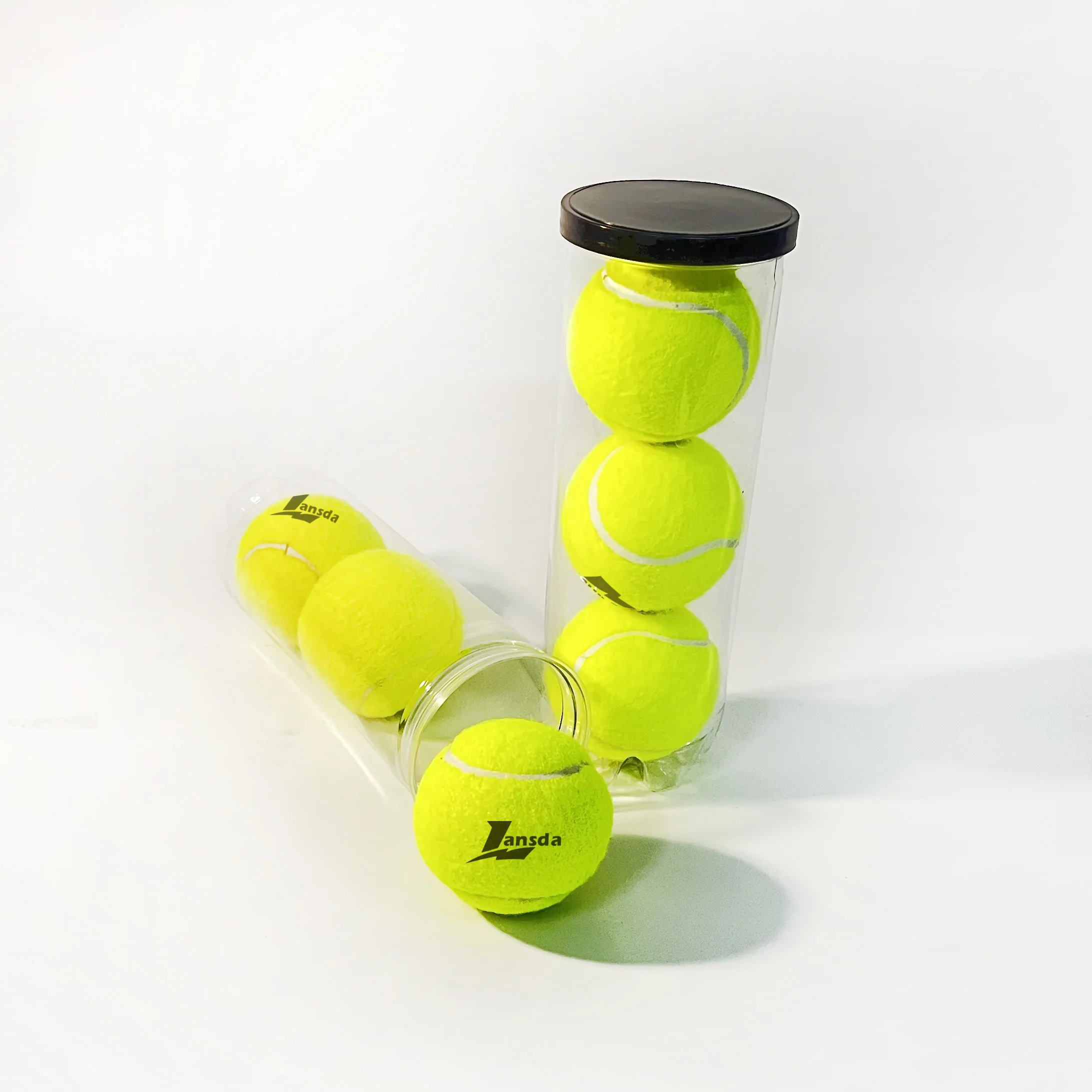 Lansda спортивное оборудование производитель 45% 57% из шерсти балл-де-падель трубка 3 напорные шарики