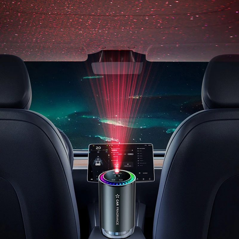 new products 2024 unique mini electric vent scent oil non aroma auto air usb white ultrasonic essential smart mist car diffuser