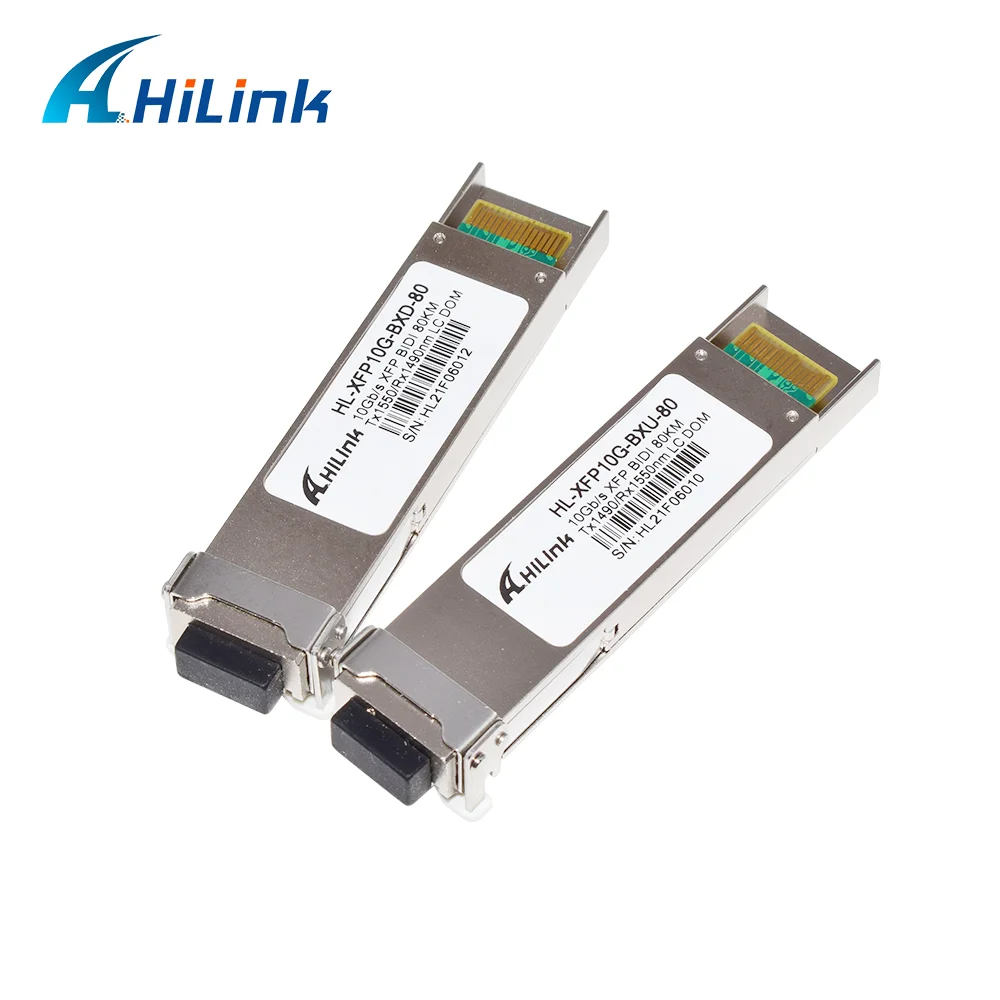 10G BIDI XFP одноволоконный BD 60 км 1270/1330 нм совместимый модуль