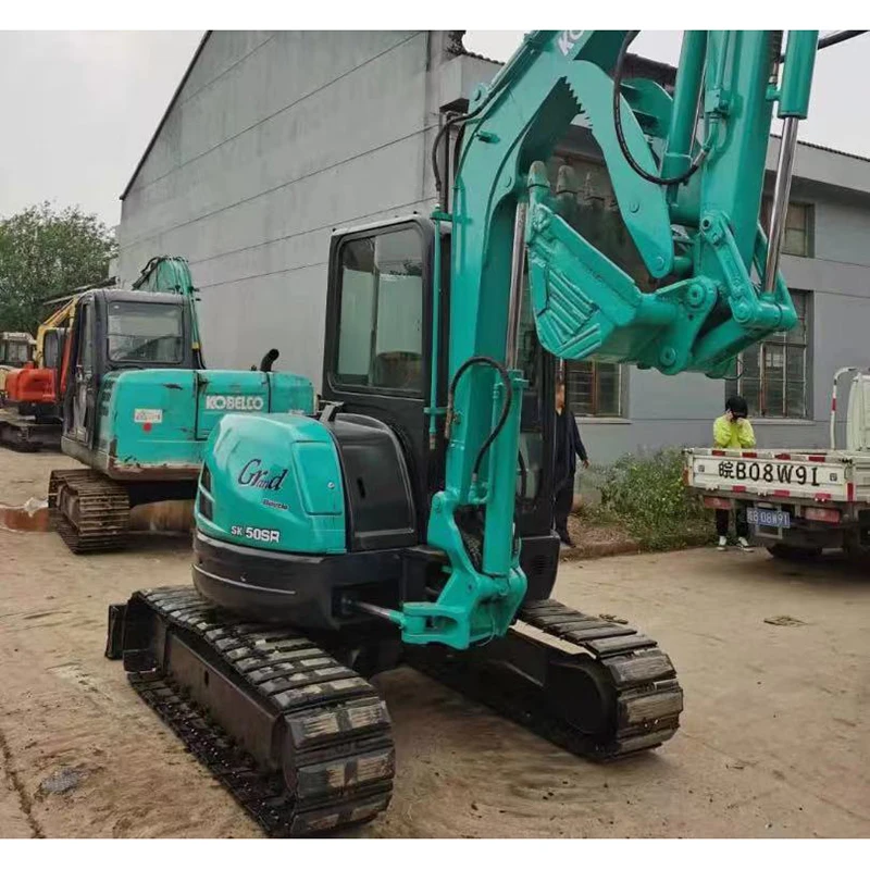 Kobelco used SK50SR SK50 5ton 5 tons second hand Japan make mini excavators excavator