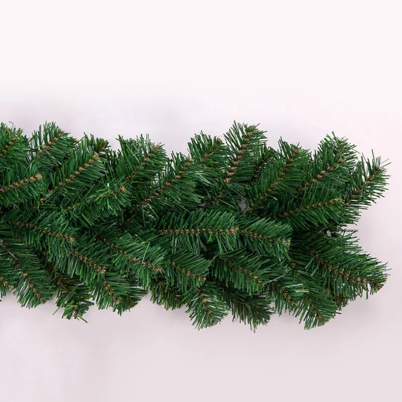 Super Good Quality PVC Hanging Christmas Decoration Rattan Pine Leaves Rattan for indoor outdoor Backdrop scene