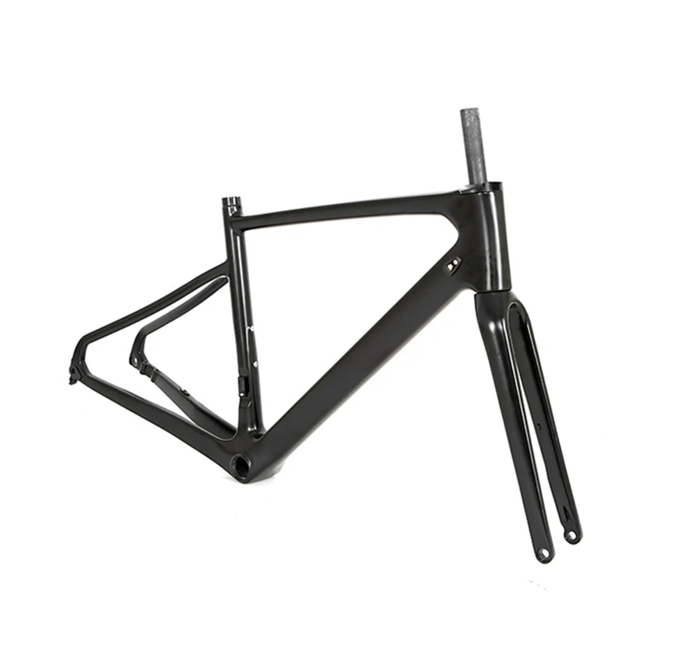 TWITTER road bike 700c high quality road bike frame set is suitable for gravel bike disc brake carbon fiber frame