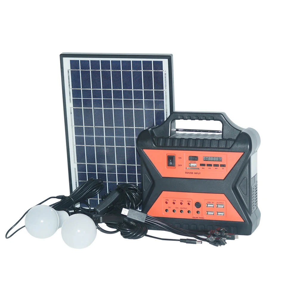 Солнечная система освещения Солнечный портативный генератор 2 кВт Солнечная система цена