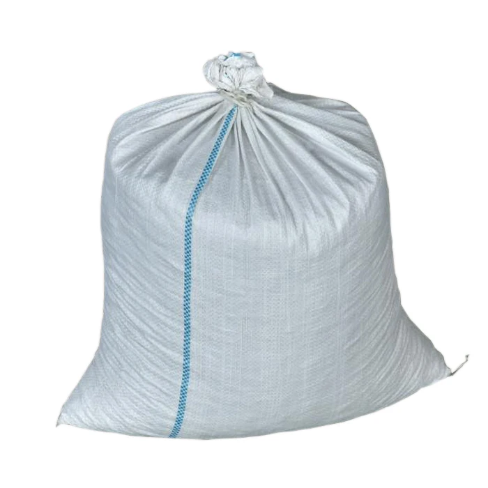 
Pp Woven Bag White & Blue Line 48cmx62cm 