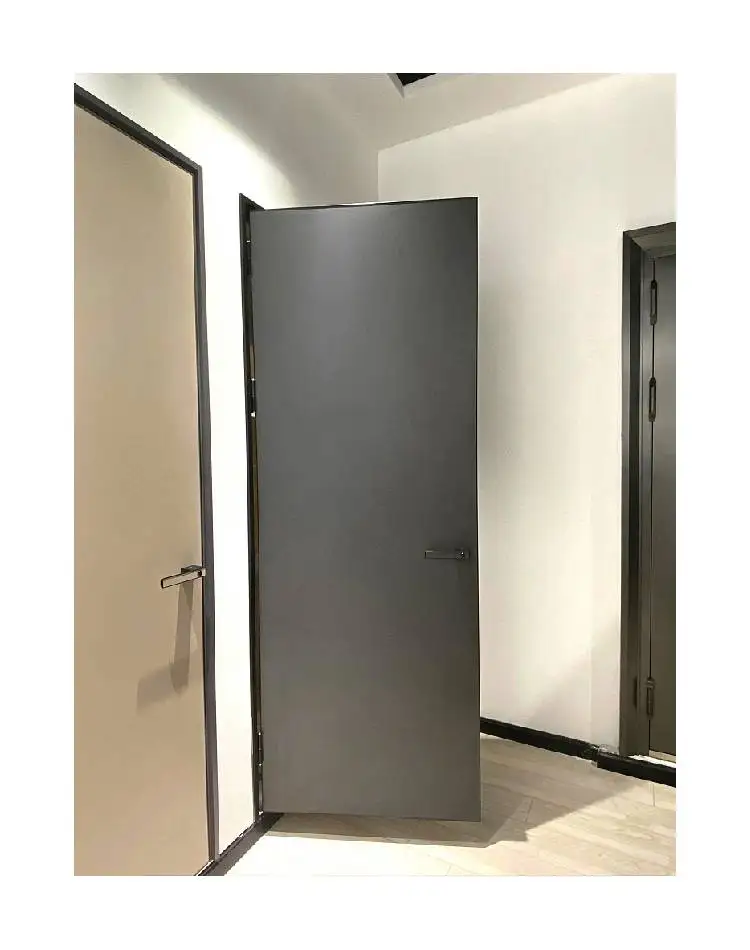 Modern contemporary decor Double door security entrance Front entrance aluminum home door