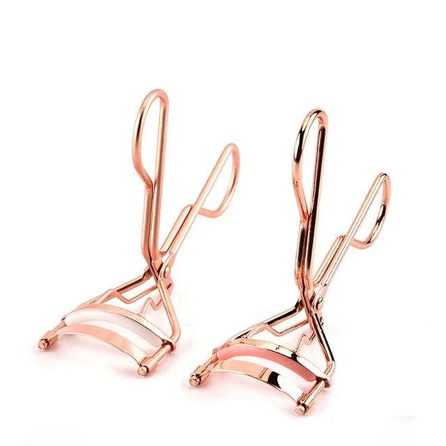 Wholesale Rose Gold Applicator Eye Lash Curler Stainless Steel Eyelash Curler
