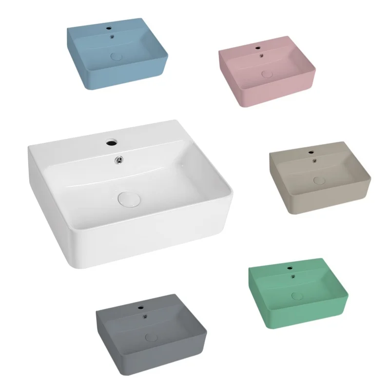 SIMILAR Ceramic Sanitary Wares Above Counter White Art Flute Basin For Bathroom