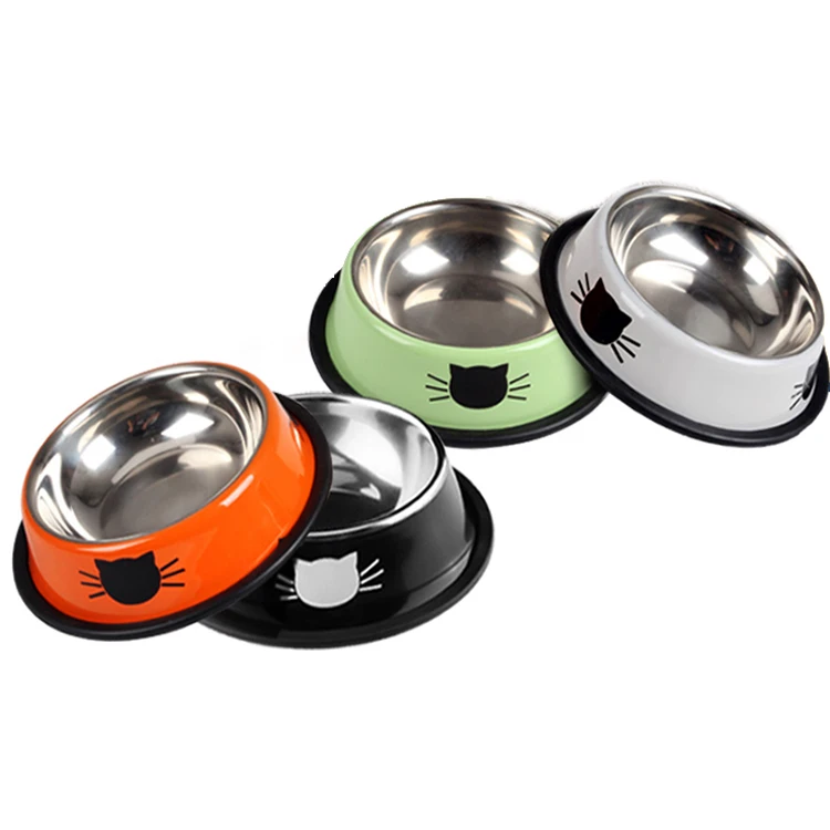 Wholesale Stainless Steel Dog Bowl Manufacturer Colourful Pet Bowls Cat Food Bowls Water or Feed Container