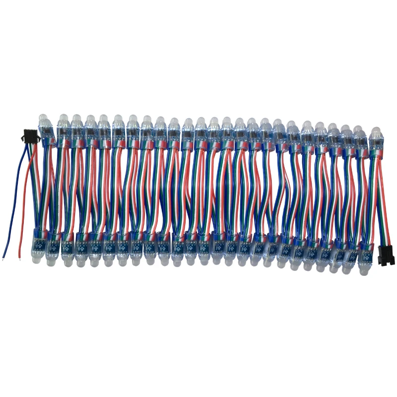 Wholesale 8mm Flat Dip Single Waterproof 5050 Module RGB Led Pixel Light With Cheapest Price