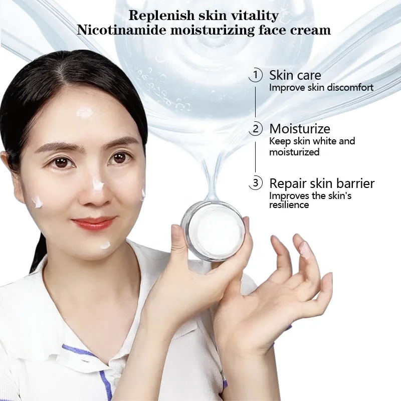 Face Cream Lotion Niacinamide Dark Spots Remover Deep Nourishing Natural Beauty Face Skin Care Anti-Aging Moisturizing Cream