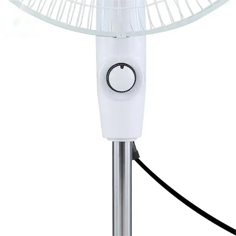 16 Inch Solar Fan Solar Powered AC DC Rechargeable Fan Price Cheap Stand Solar Fan with Solar Panel and LED Light