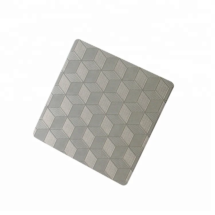 Embossed Grooved 5mm Thickness aisi 201 304 Stainless Steel Sheet Plate