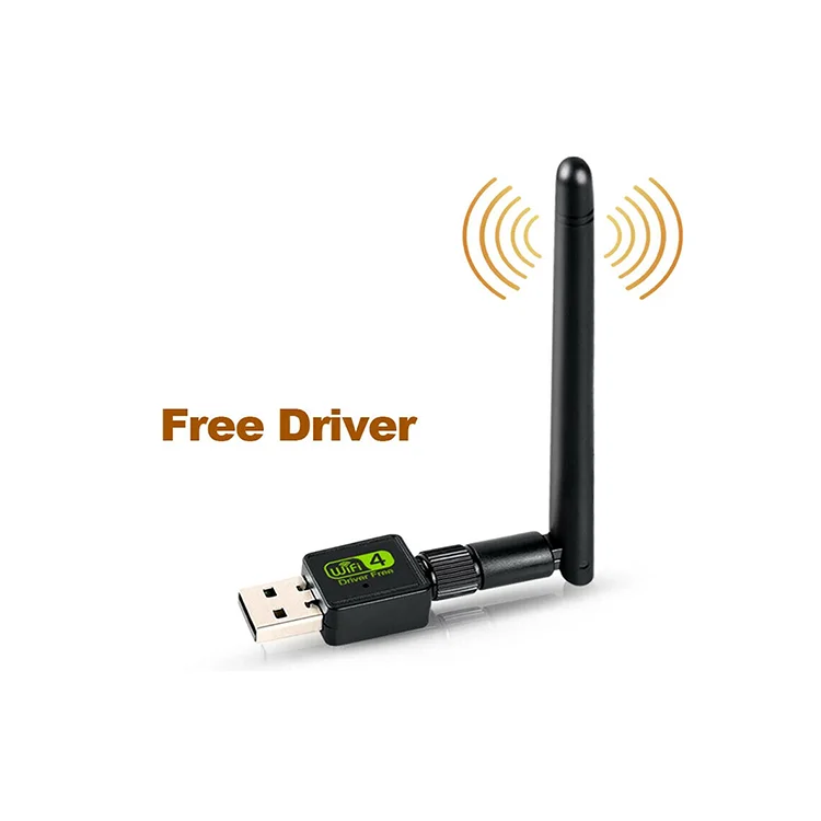 USB2.0 300Mbps 600Mbps Mini Wifi Adapter USB 5.8GHz 2.4GHz Receiver Wireless Network Card Lan Wi-Fi High Speed Antenna