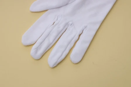 
100%Cotton White Work Gloves Military Parade Combat Police White Etiquette Cotton Gloves 