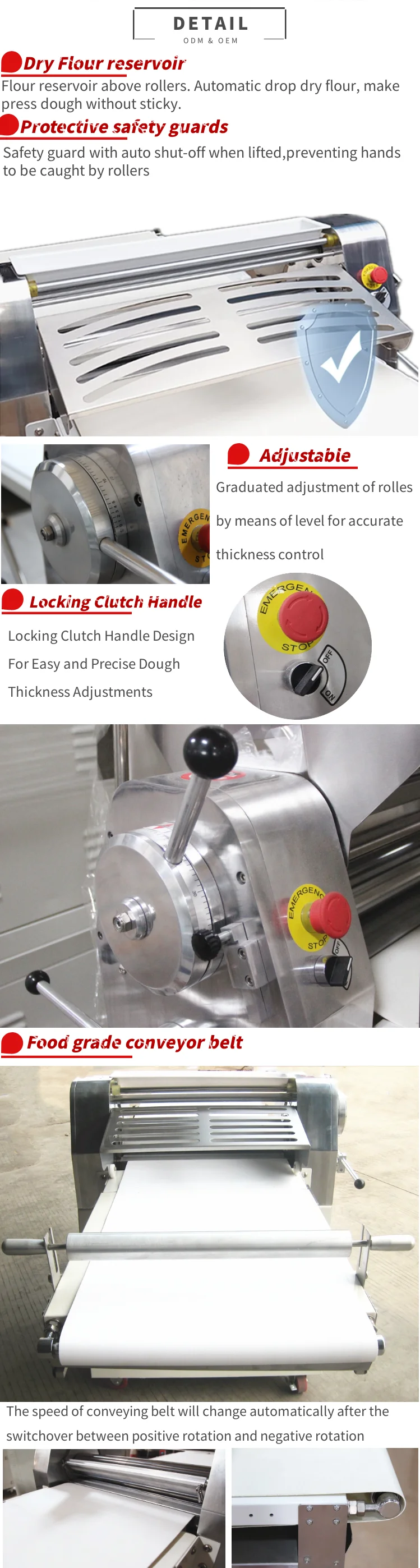 laminador petit laminoir patisserie 520 patisserr boulanger manuel 220v mini pour pain teigausrollmaschine dough sheeter machine