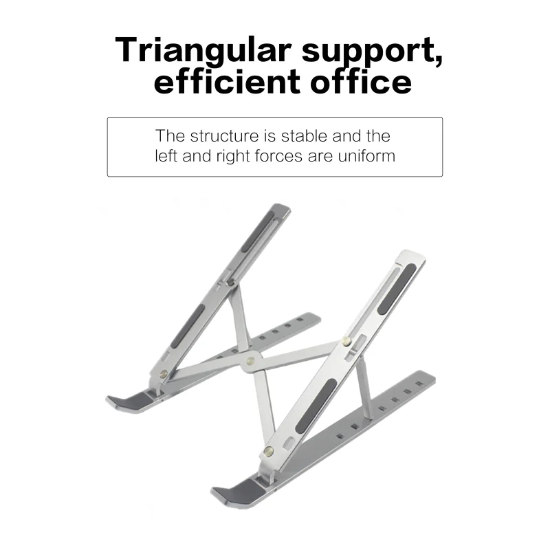 Ergonomic adjustable portable aluminum alloy laptop stand foldable desktop laptop holder adjust notebook bracket for macbook