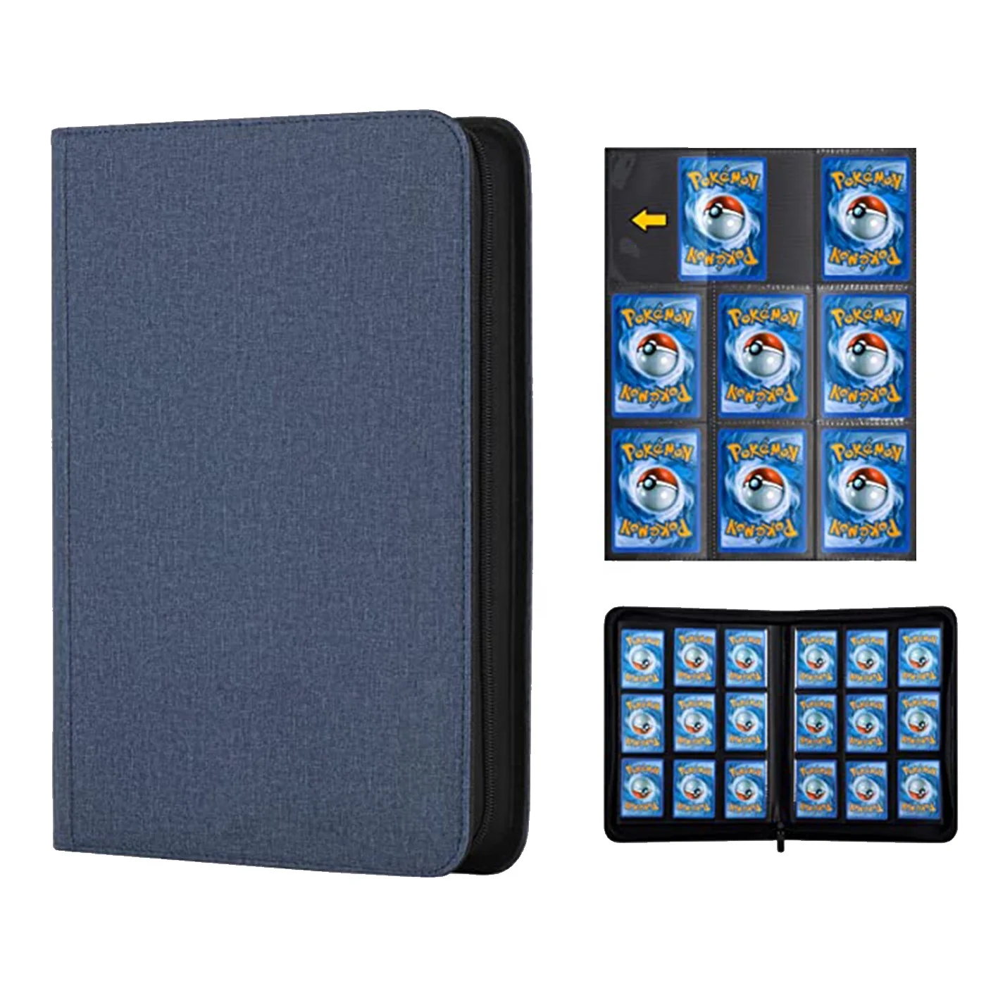 Wholesale Custom P  900 Cards with 50 Pages 9-Pocket Card Holder Collector Album Storage Book Folder Trading Card Binder