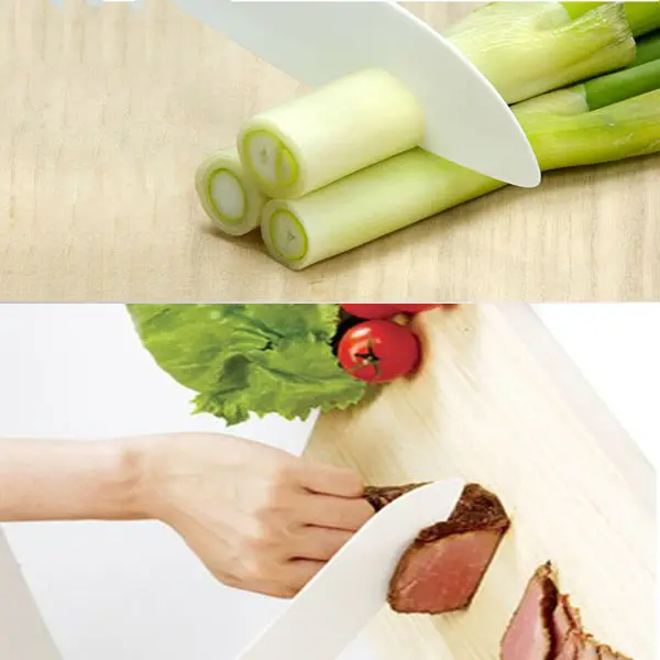 Cookbest 7-Inch Japanese Chef Knife Set with Plastic Handle 3Cr13 Metal Chopping Knife Kitchen Knife for Food Preparation