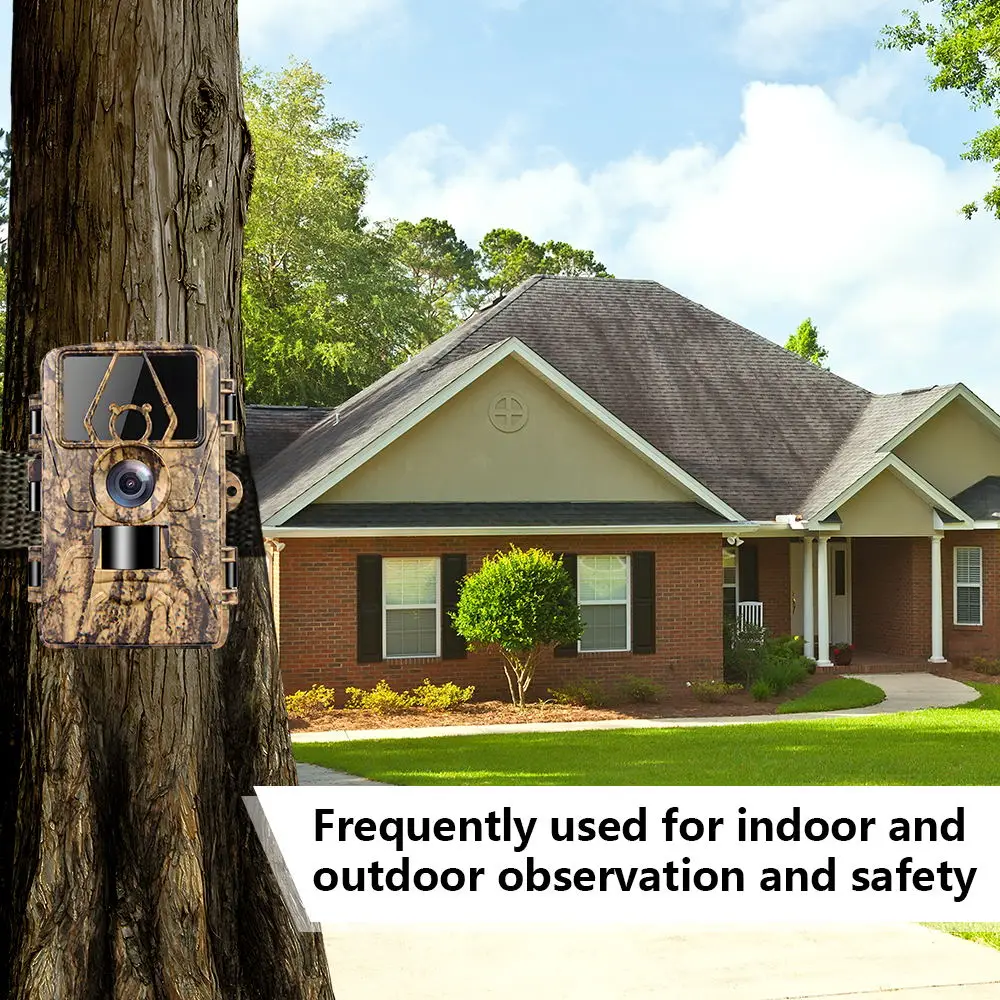 HunterCam PR801 8K 60MP Wildlife Scouting Camera Trap, Motion Detection Available, Waterproof IP66, Factory selling OEM/ODM,