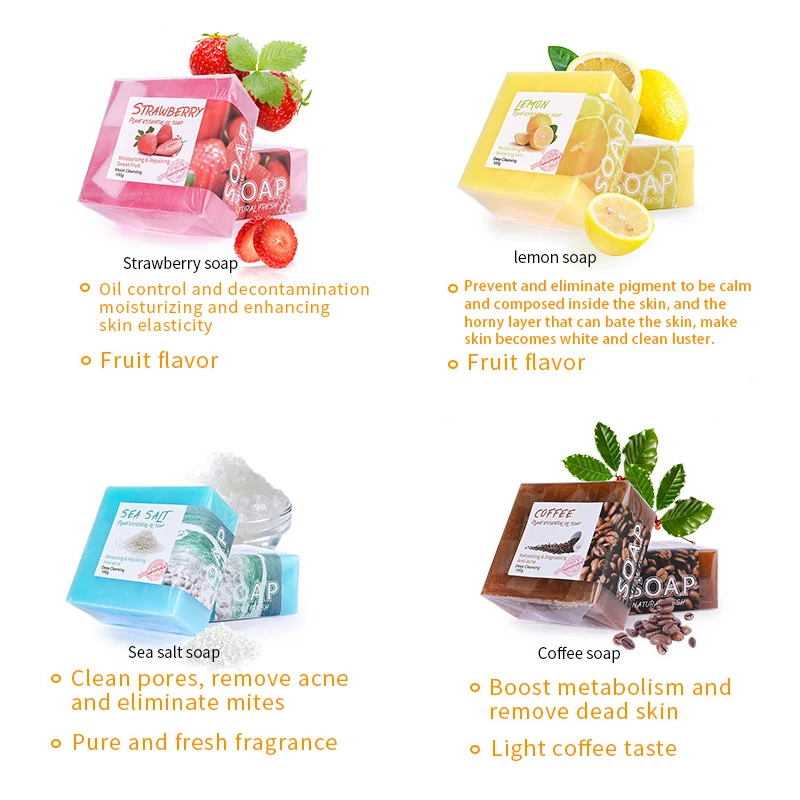 Brightening Lightening Bath Bleaching Body Face Whitening Shampoo Bar turmeric soap scrub