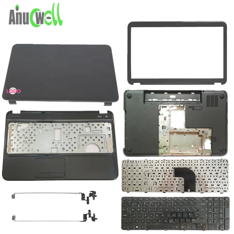 Ноутбук запчастей для G6 G6-2000 G6-1000 ноутбук корпус крышка ЖК-дисплея клавиатура шарнир ободок крышки ладоней Нижняя дверная