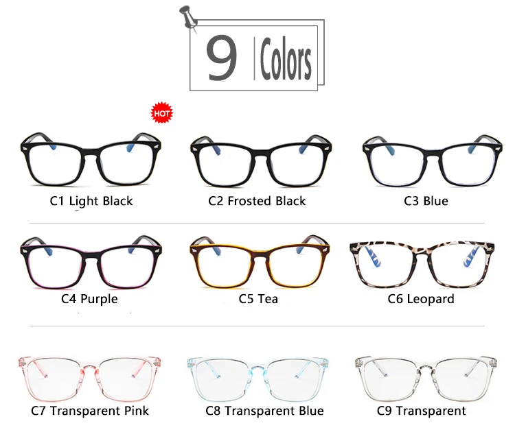 High Quality Korean Trend Optical Frame Retro Blue Light Blocking Glasses Custom