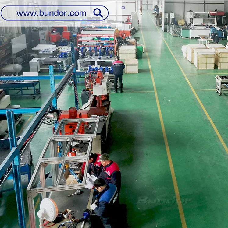 Bundor metal PN16 ductile iron knife gate valve price list