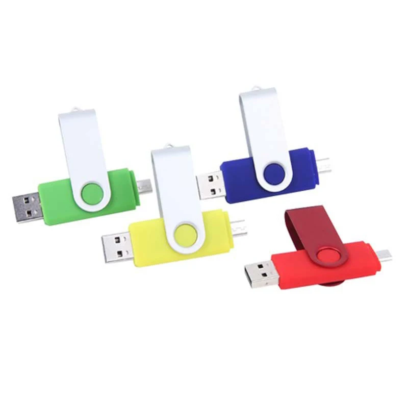 Двойной интерфейс USB флэш-накопитель otg двойного назначения компьютер мобильный телефон 2 в 1