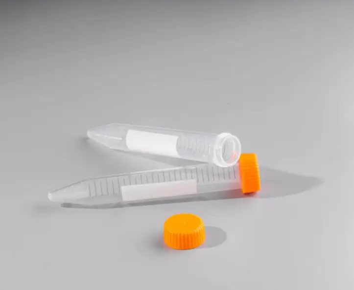 disposable conical-bottom and freestanding sterile tubes