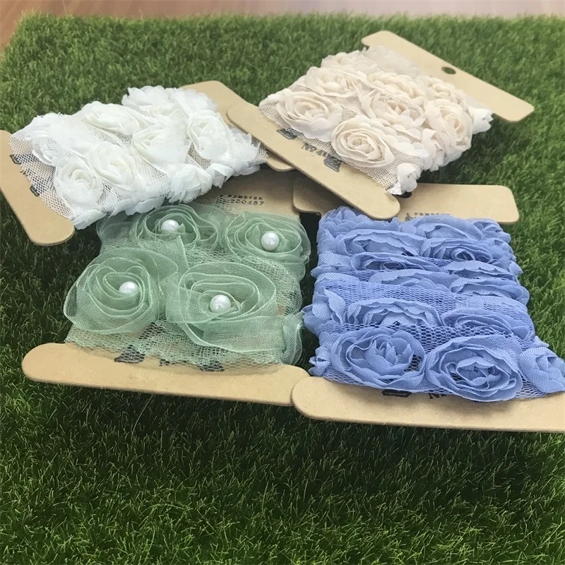 Custom Print Amazon Beautiful Home Decor Retail Glitter Silver Ribbon Wholesale Woven Trim African Lace Fabrics